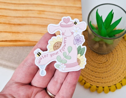 Water Your Flowers Sticker