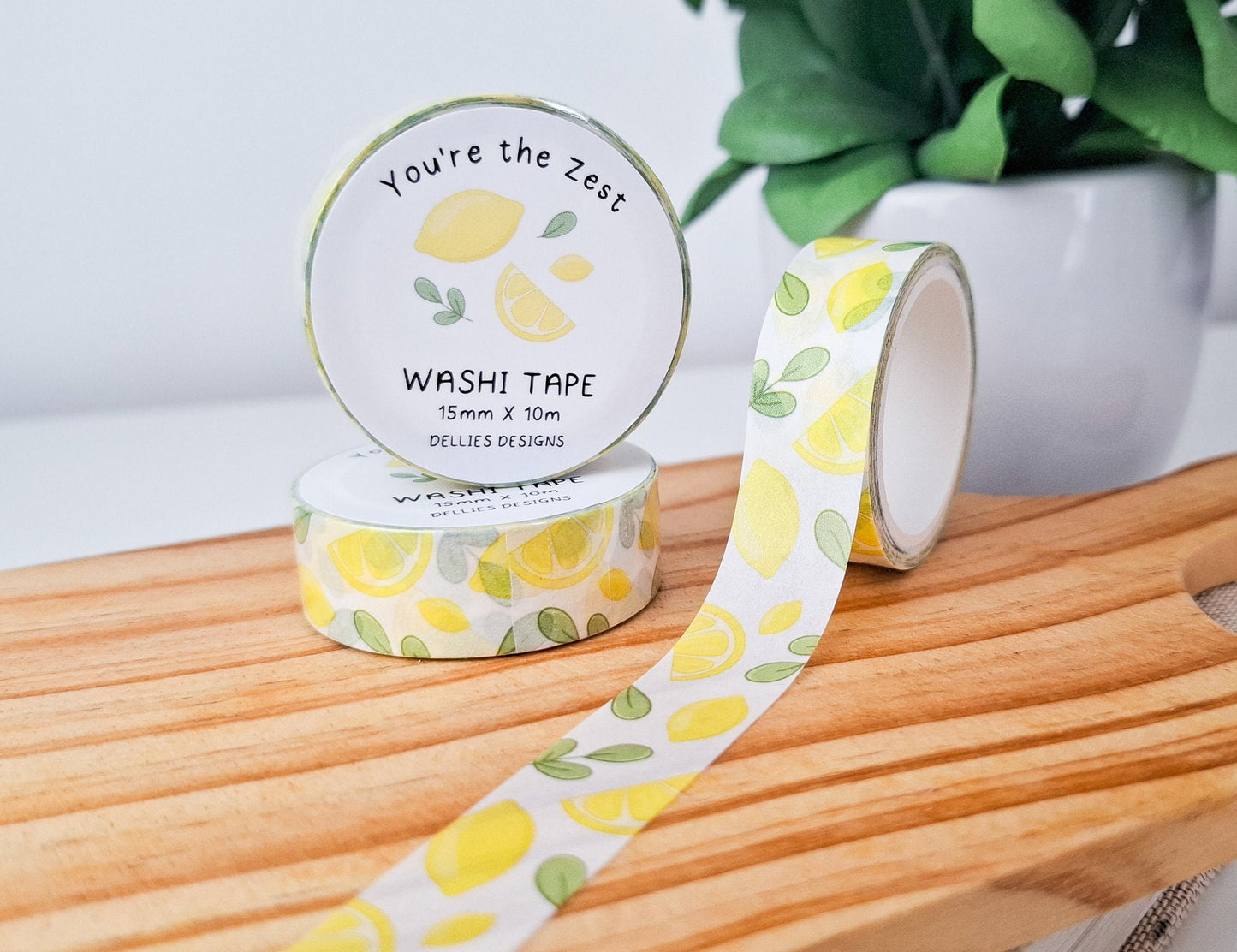 Lemon Washi Tape