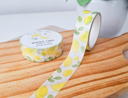 Lemon Washi Tape